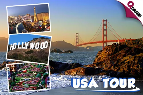 From QR3699 Per Person, Explore the West of the United States for 7 Days - Tours, Accommodation and More in Las Vegas, San Francisco and Los Angeles! (Up to QR11000 Value)